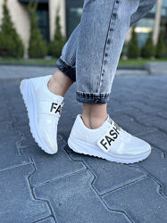 Кросівки жіночі Ideal H10 білі весна-осінь, еко-шкіра 1528 лише 41р.