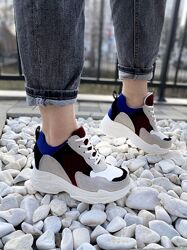 Кросівки жіночі VEAGIA S505-10 комбінований весна-осінь, еко-замша 2044