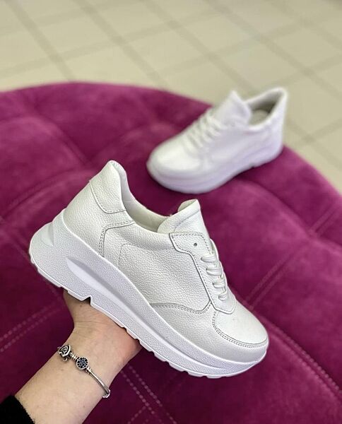 Кросівки жіночі Dino Vittorio 2036-49-183 кофе весна-осінь, шкіра натуральн