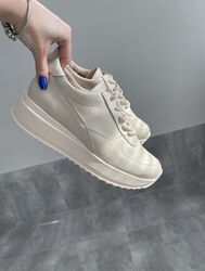 Кросівки жіночі ZEMIRA 812/21869 бежеві весна-осінь, шкіра натуральна 5015