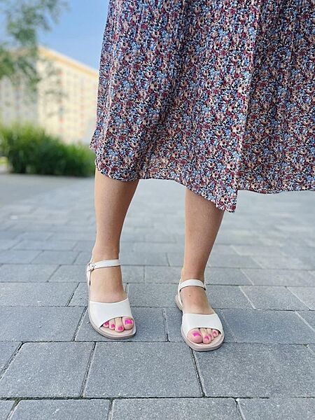 Босоніжки жіночі Tamei 0573-1 бежеві літо, шкіра натуральна 5260 36-40