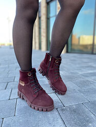 Черевики жіночі STEPTER 6747 бордові зима, нубук-дубленка натуральна 2219 36-40