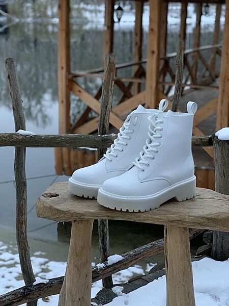 Черевики жіночі GREMMY 315 лотос білі зима, шкіра натуральна 4218 36-40