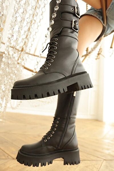 Черевики жіночі MIOLI 015 чорні зима, шкіра натуральна 4897 35-41