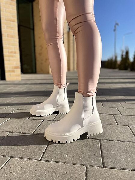 Черевики жіночі GREMMY 604/1 білі зима, шкіра натуральна 4913