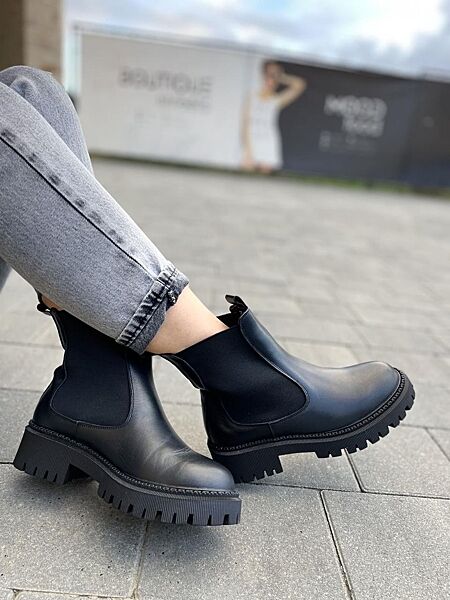 Черевики жіночі LONZA 382-3561 чорні зима, шкіра натуральна 5184 36-40