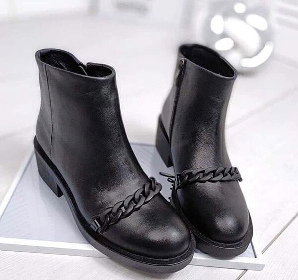 Черевики жіночі ARLEN БК-14 чорні зима, шкіра натуральна 2789