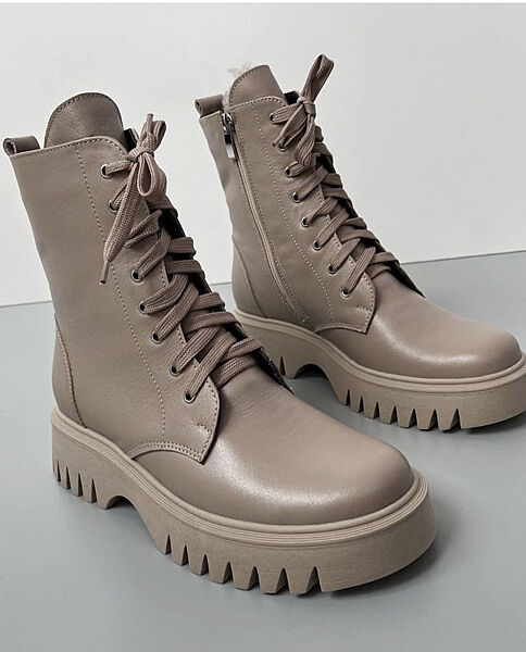 Черевики жіночі EDAN 78 капучіно зима, шкіра натуральна 5199 36-40