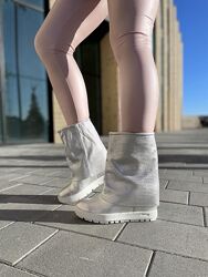 Черевики жіночі KLUCHINI 3567 срібні весна-осінь, шкіра натуральна 4182 лиш