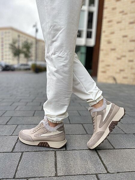 Кросівки жіночі DITAS MK-48 капучіно зима, шкіразамша натуральна 5291 38р.3