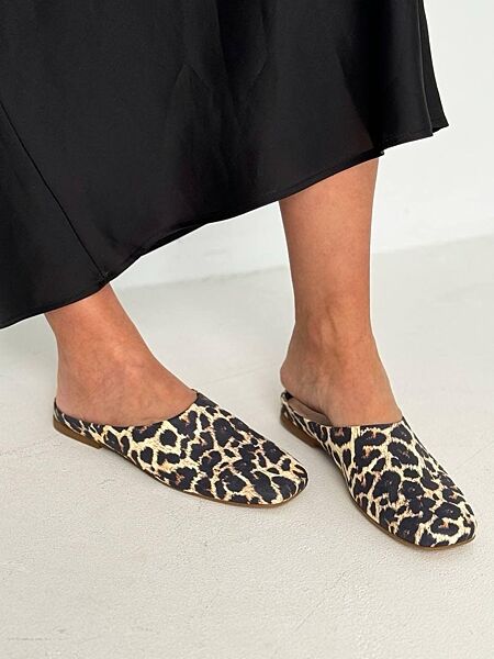 Шльопанці жіночі Roberto netti 3026 леопард літо, шкіра натуральна 5415
