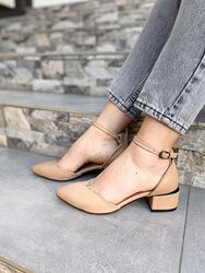 Босоножки женские LEO MODA 121401 бежевые лето, кожа натуральная 4618