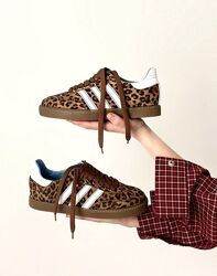 Кросівки жіночі OLLI T-1-21413 леопард весна-осінь, шкіра натуральна 5405