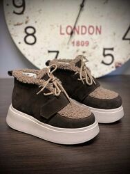 Черевики жіночі M. KRAFT 2311 коричневі зима, замша натуральна 5706