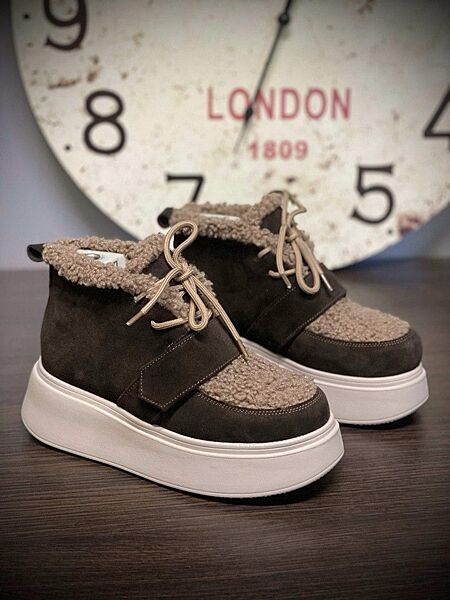 Черевики жіночі M. KRAFT 2311 коричневі зима, замша натуральна 5706