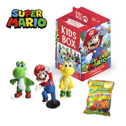 Супер Маріо Super Mario Світбокс Sweet box Кідсбокс фігурка з мармеладом