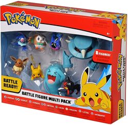 Покемон фигурки Pokemon Mega Battle Pack Боевой набор 4-7 см 8 шт