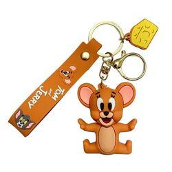 Джерри брелок Том и Джерри Tom & Jerry мышь силиконовый брелок для ключей