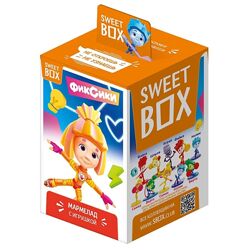 Фиксики 4 Sweet Box Свитбокс мармелад с игрушкой в коробочке