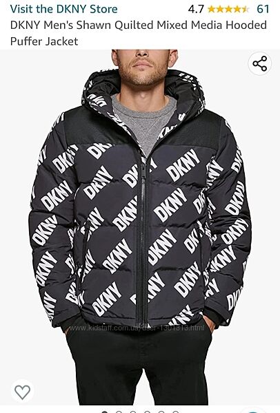 Зимняя куртка пуховик Donna Karan New York Размер XL Оригинал 