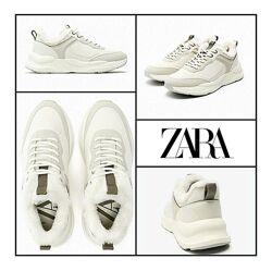 Кросівки 38,39 Zara демісезонні з хутром нова колекція жіночі хайтопи