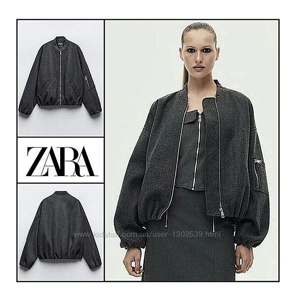 Куртка бомбер L-XL Zara Італія весняна демісезонна жіноча жіночий женская