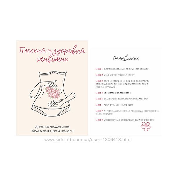 Дневник Плоский и здоровый животик - Сабина Филина