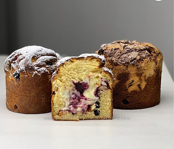 Кулич Сливочный с творожным сыром и с сочными начинками Мария Манахова