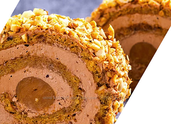 Кекс-рулет с шоколадом и мягкой карамелью - Нина Тарасова