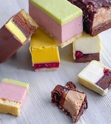 Муссовые нарезные пирожные - Юлия Нежурина funbun