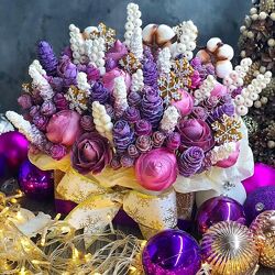 Happy New Year Новогодние букеты и венки Гагарин Валентинов giftcookies