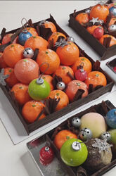 smuglyanochka - Новогодний комплект Мандарин Пингвин Олень Собака Шишка