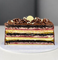 Мария Манахова - Торт Ягодное печенье Груша Карамельный Крем Брюле