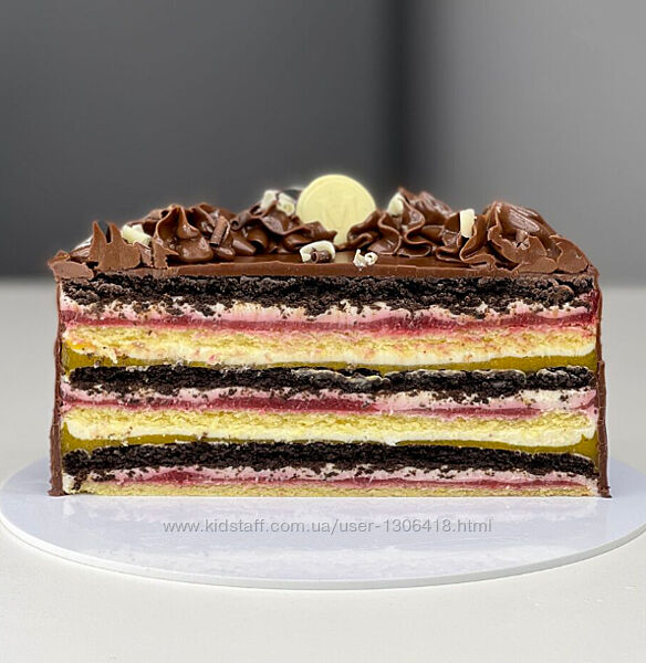 Мария Манахова - Торт Ягодное печенье Груша Карамельный Крем Брюле