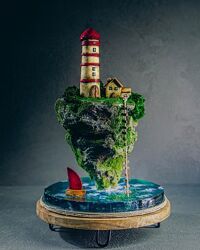 Торт Парящий остров - Елена Елькина-Ковалева glavgnom