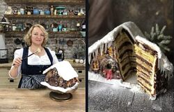 Декор Новогодних тортов Сказочный домик. Зима Наталья Бондаренко