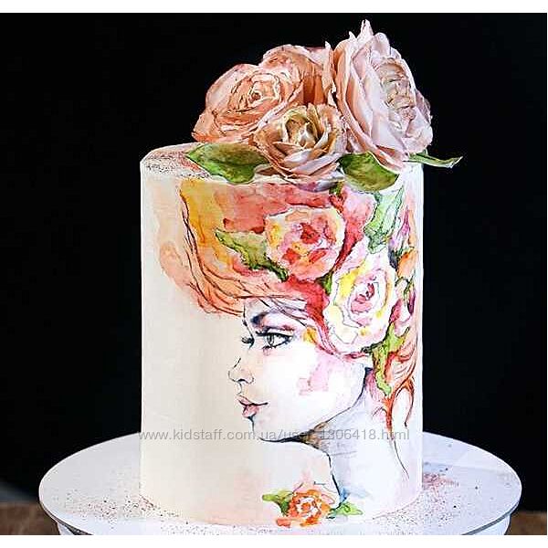 Акварельная роспись по шоколаду Elena Elkina-Kovaleva