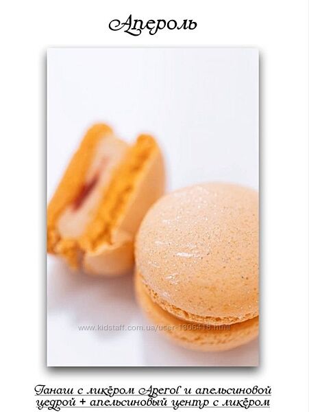 5 новых начинок макарон blesk macaron Апероль Тирамису Милка