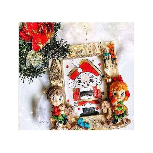 Многофункциональная шоколадная рамка Щелкунчик Екатерина Завирюха