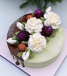 Белковый заварной крем Елена Попова