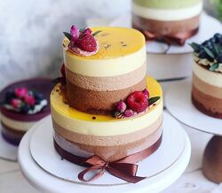 Бенто-торты Три шоколада Программа Расширенная nezabudkacake