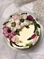 Кремовые цветы Елена Решетняк