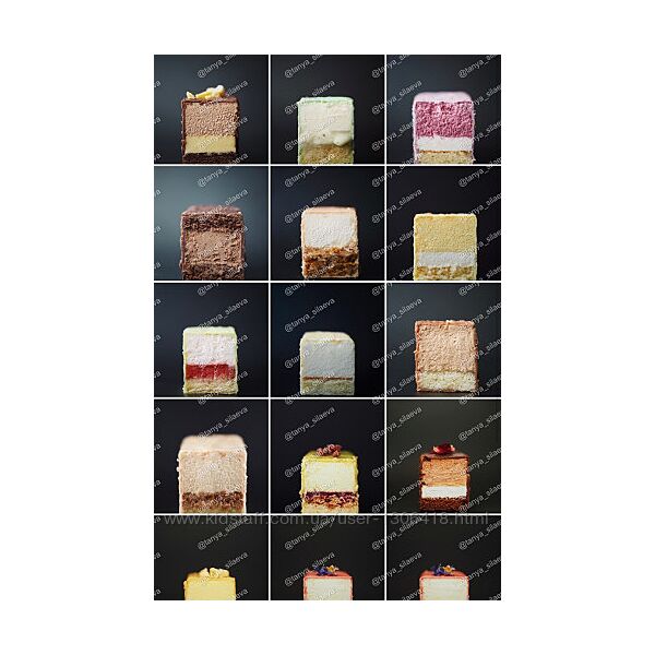 Техкарты по нарезным пирожным, 15 шт. Таня Силаева