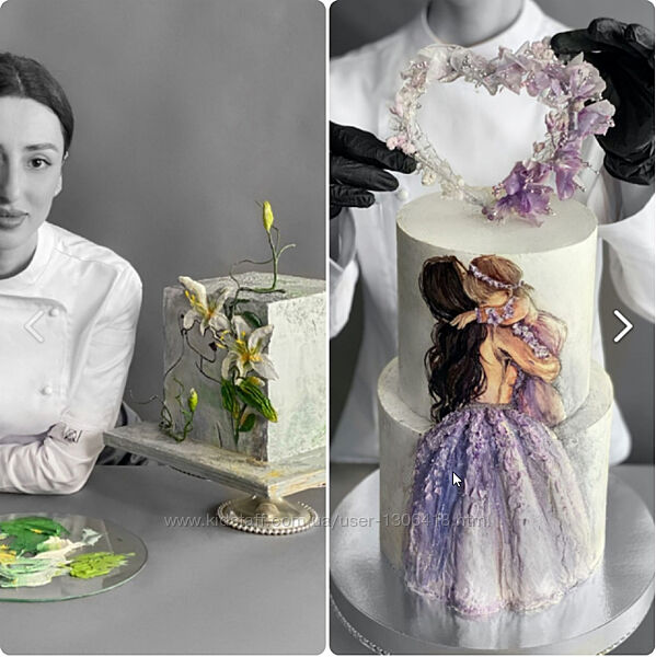 Роспись тортов и вафельный декор 1 и 2 ступень Лилит Аракелян
