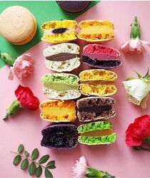 Алина Павлова Макарон. Крышечки 12 начинок и 6 рецептов нарезных пирожных