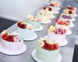 Flower Piping Decorating 1 2 3 Кремовая флористика в корейской технике