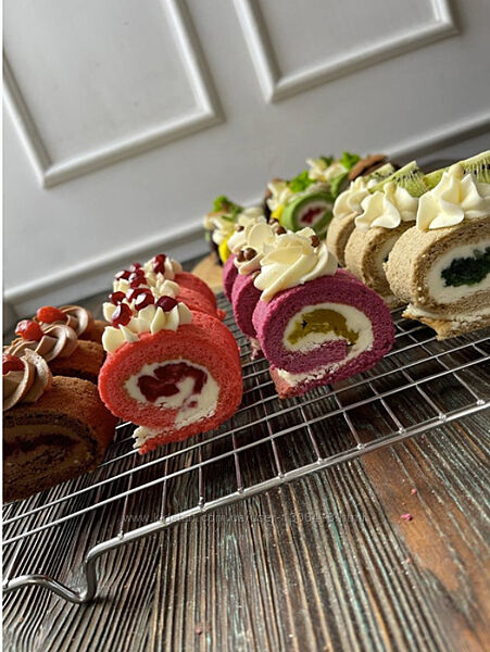 Мини-рулеты с 7 разными вкусами Юлия Бугимбаева