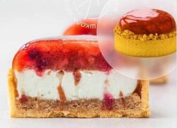 Тарталетка Горгонзола-груша-брусника Анна Томильчик