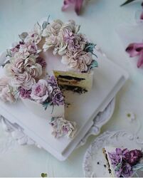 Курс по кремовой флористике Buttercream flower sugar flowers studio