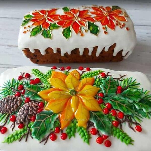 Декор кексов в витражной технике Наталья Семенова